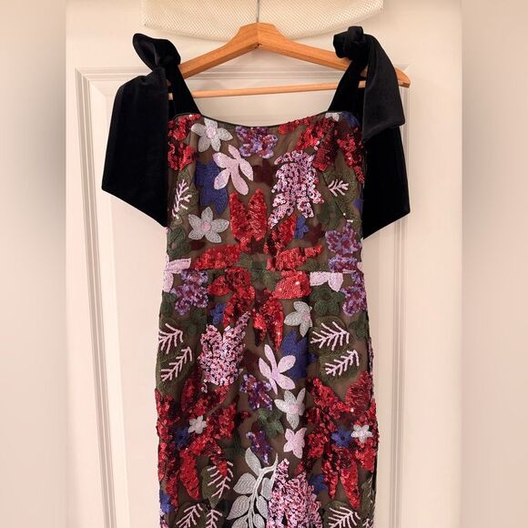 NWOT BRONX AND BANCO Dahlia Maxi Dress in Purple Multi - Picture 8 of 16